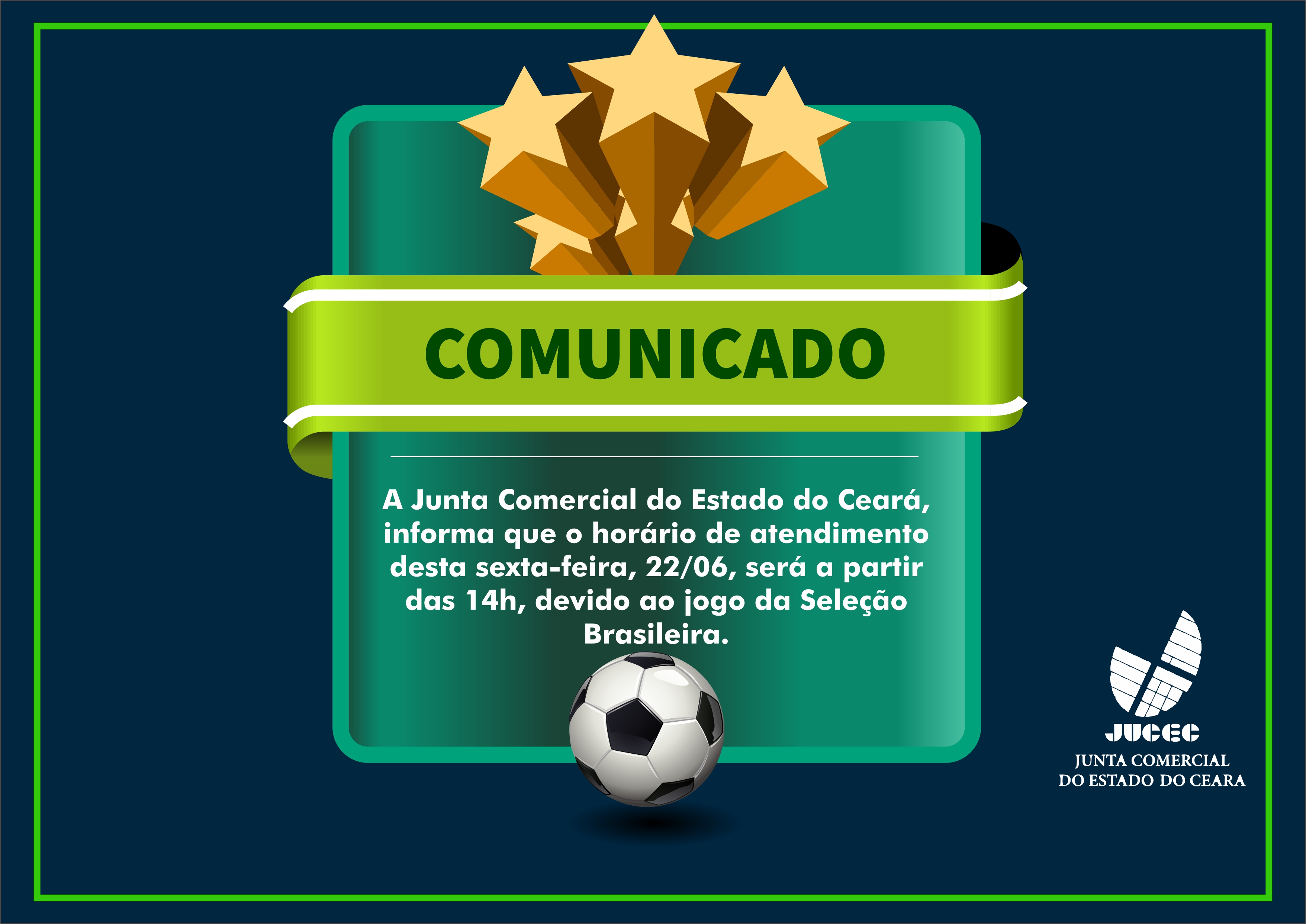 Horário de atendimento – 22.06