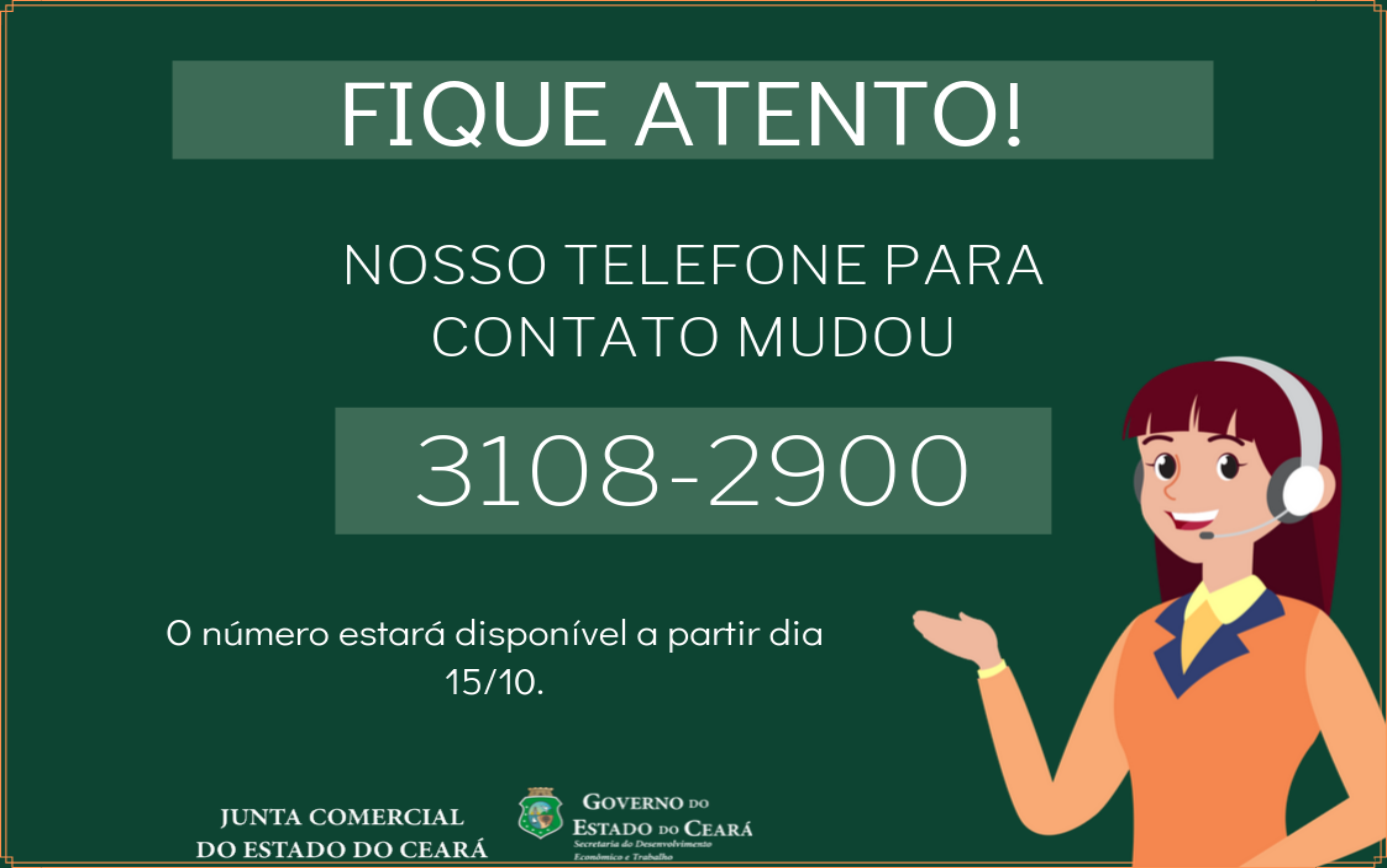 Jucec dispõe de novos números para contato