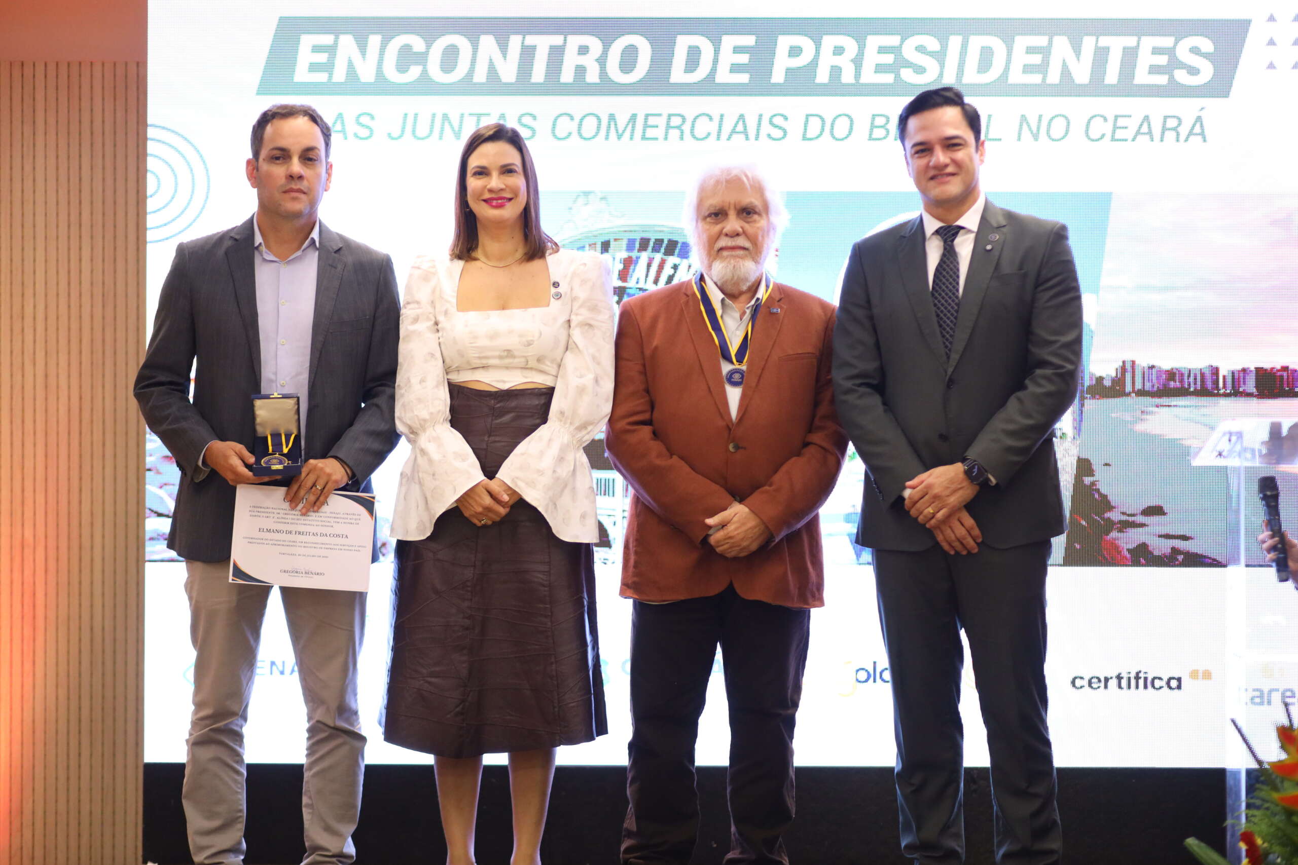 Comenda Fenaju homenageia Governo do Ceará e Sebrae durante Encontro Nacional em Fortaleza