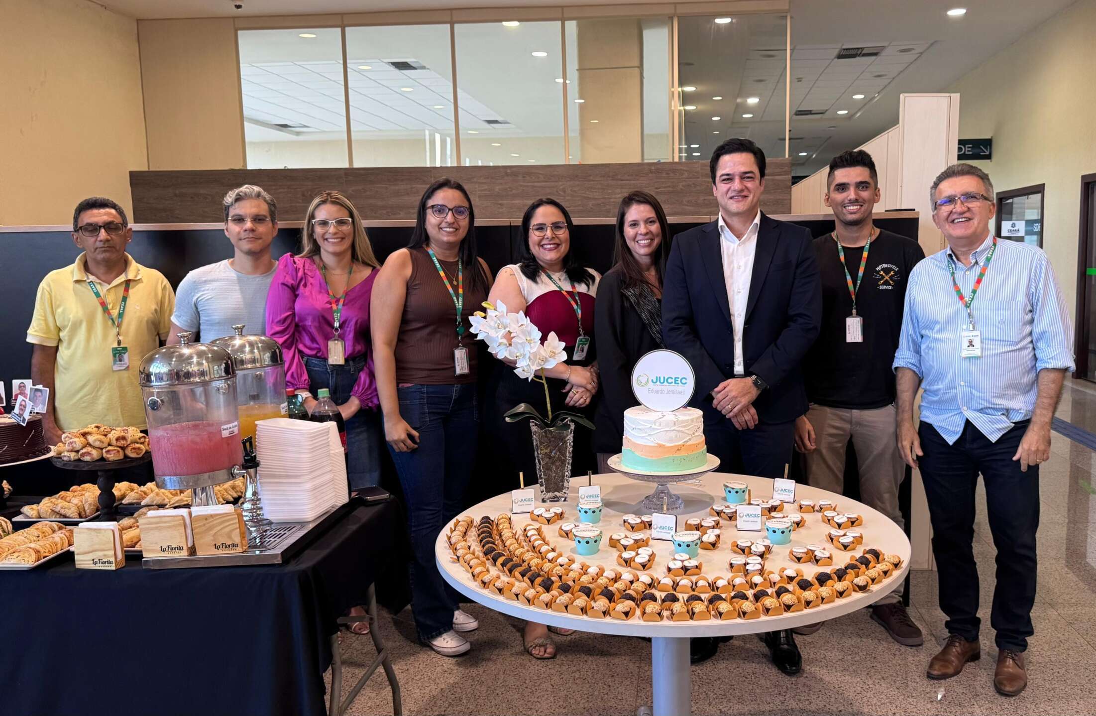Jucec comemora aniversariantes de setembro com festa especial para o presidente