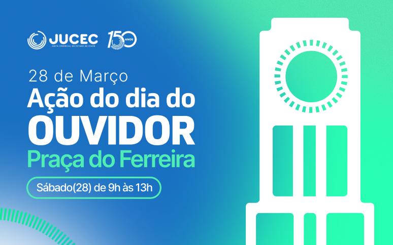 Ouvidoria da Jucec participa de ação na Praça do Ferreira em alusão ao Dia do Ouvidor